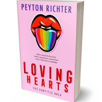 3D view of Premade Romance Book Cover - Classic Rose