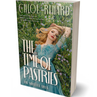 3D view of Premade Romance Book Cover - Axolotl