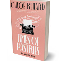 Tablet view of Tonys Pink #16972 - Premade Abstract Book Cover