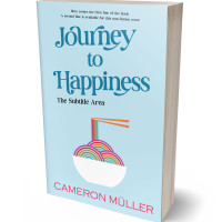 3D view of Premade Abstract Book Cover - Jagged Ice