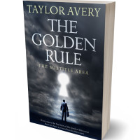 3D view of Premade Mystery & Thriller & Suspense Book Cover - Outer Space