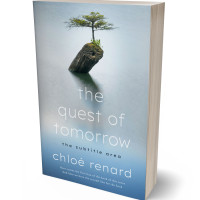 3D view of Premade Surreal Book Cover - Heather