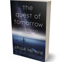 3D view of Premade Mystery & Thriller & Suspense Book Cover - Steel Gray