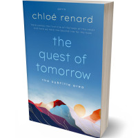 Tablet view of Astral #17118 - Premade Abstract Book Cover