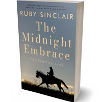 3D view of Premade Western Book Cover - Rolling Stone