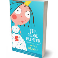 3D view of Premade Children's Book Cover - Scooter