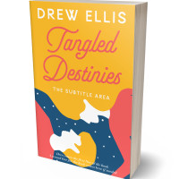 Tablet view of Lightning Yellow #17303 - Premade Abstract Book Cover