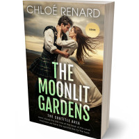 3D view of Premade Romance Book Cover - Akaroa