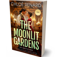 3D view of Premade Romance Book Cover - Calico