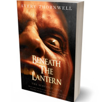 3D view of Premade Horror Book Cover - Graphite