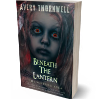 3D view of Premade Horror Book Cover - Shark