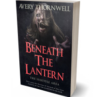 3D view of Premade Horror Book Cover - Shark