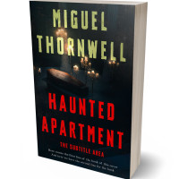 3D view of Premade Mystery & Thriller & Suspense Book Cover - Raw Sienna