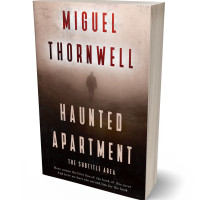 3D view of Premade Mystery & Thriller & Suspense Book Cover - Clam Shell