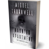 3D view of Premade Horror Book Cover - Ship Gray