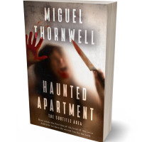 3D view of Premade Horror Book Cover - Saddle