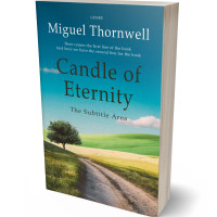 3D view of Premade Nature Book Cover - Elm