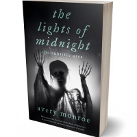 3D view of Premade Horror Book Cover - Shark