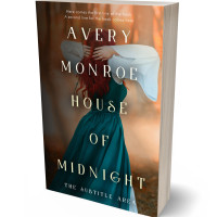 3D view of Premade Fantasy Book Cover - Tan