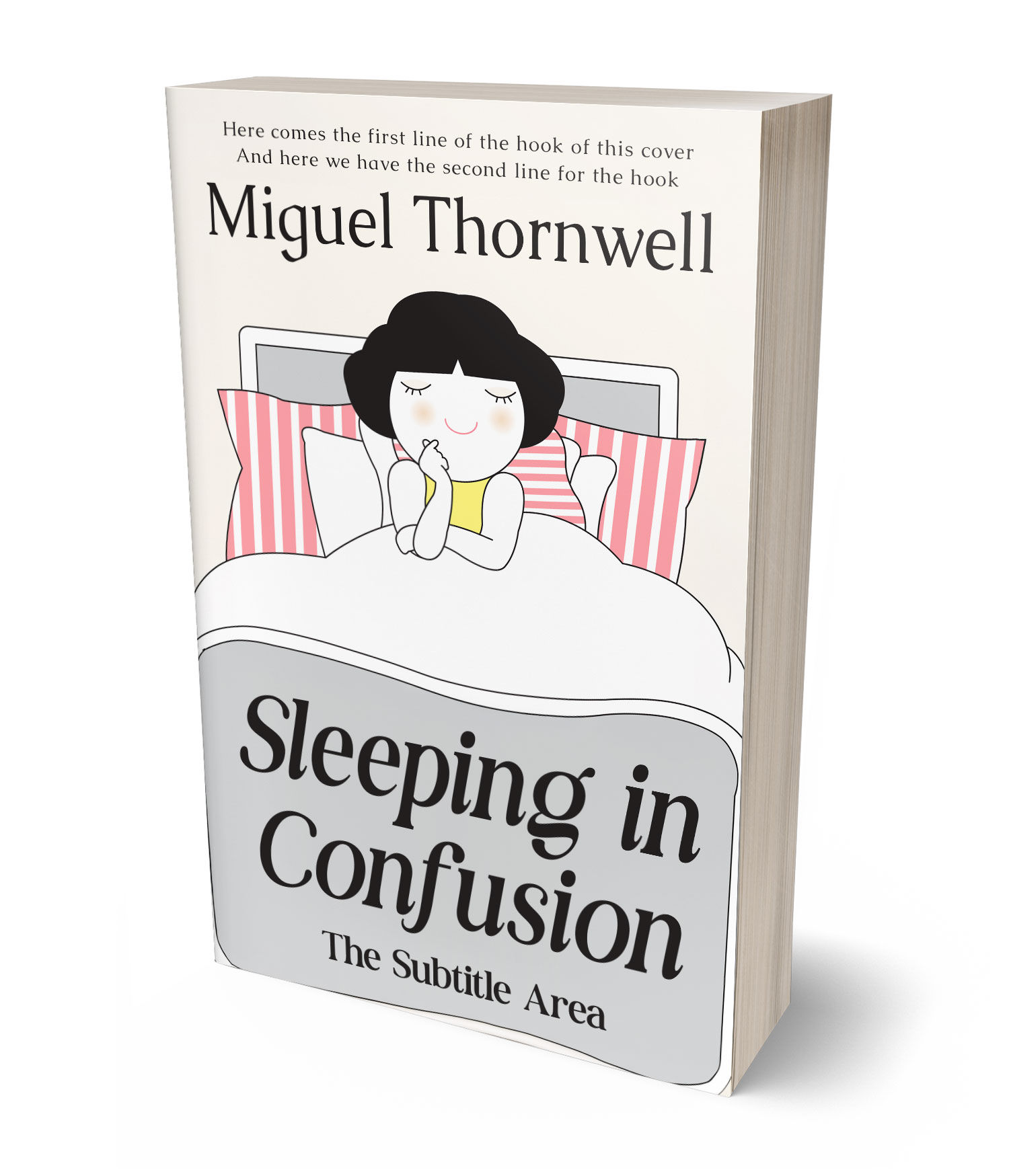 3D view of Premade Children's Book Cover - Ebb