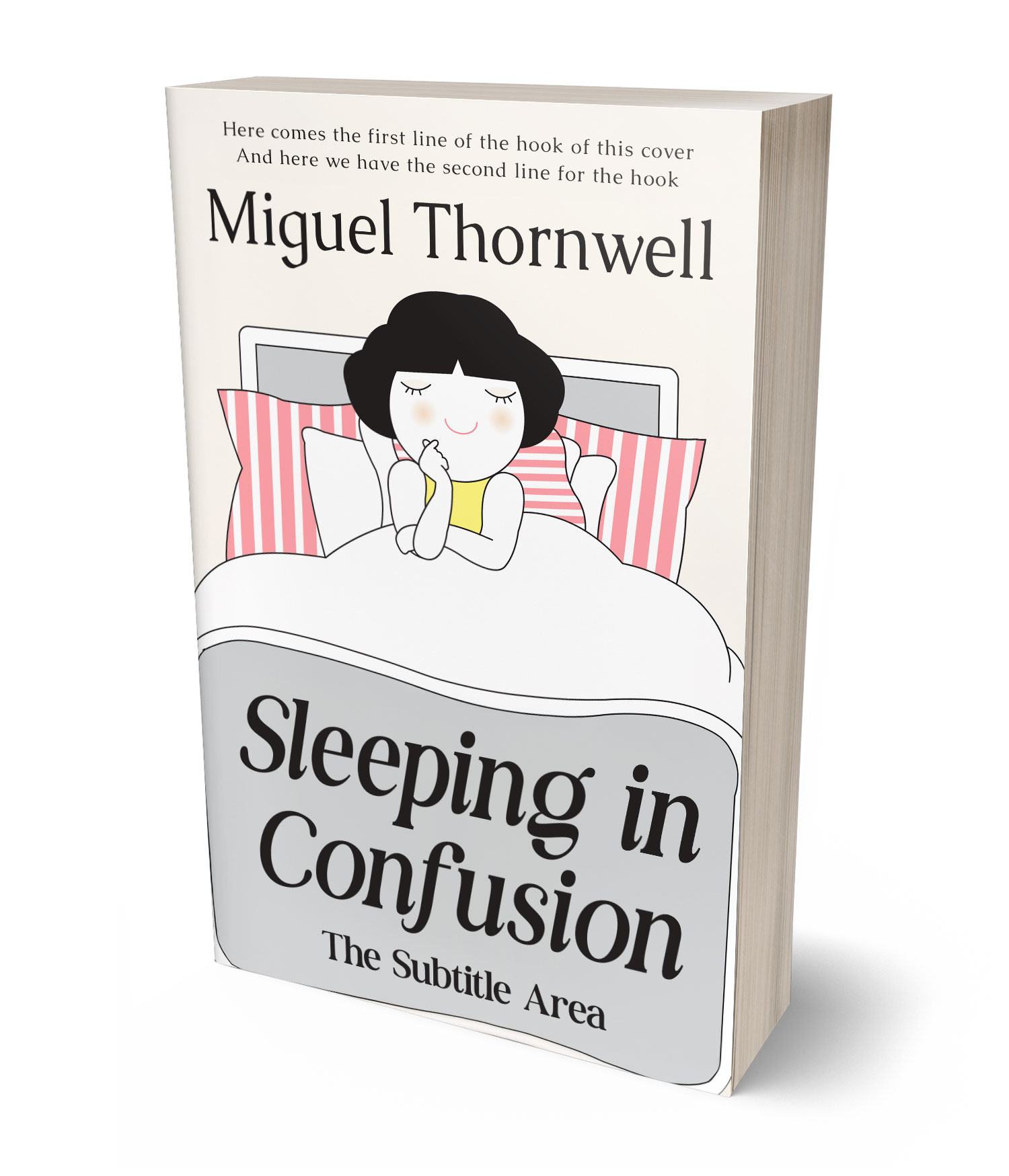 3D view of Premade Children's Book Cover - Ebb