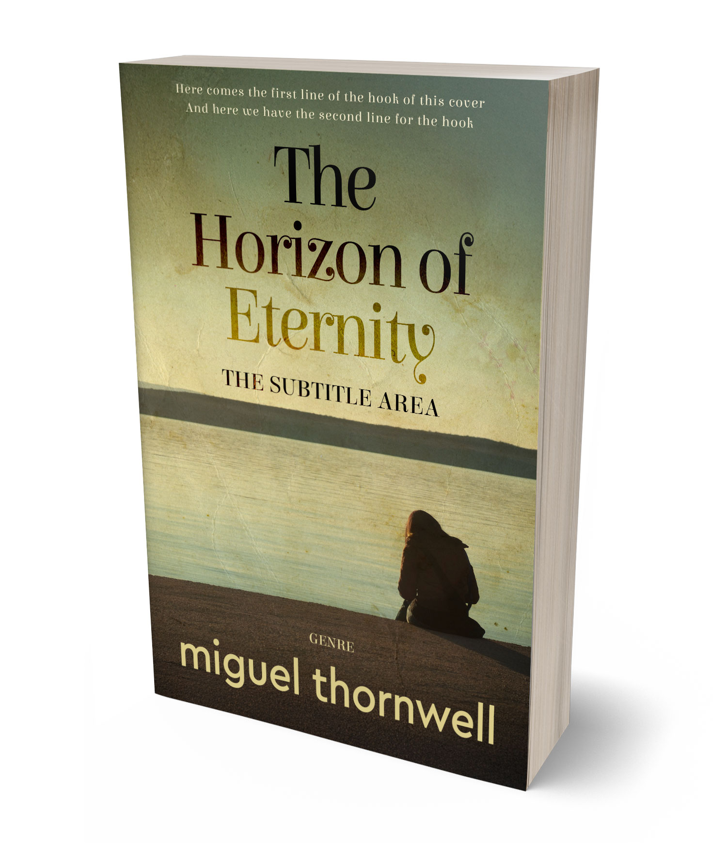 3D view of Premade Literary Fiction Book Cover - Mongoose