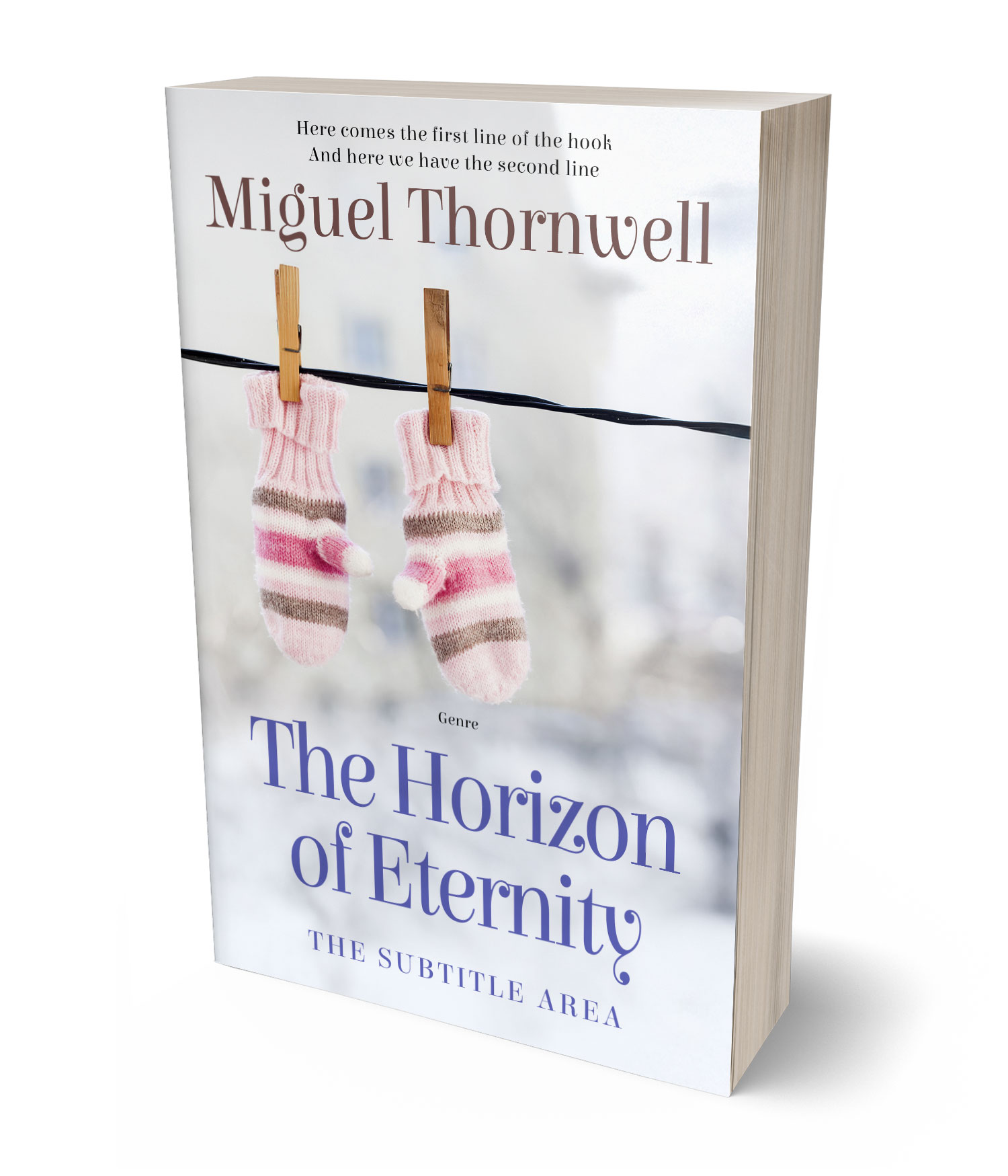 3D view of Premade Family & Parenting Book Cover - Mischka