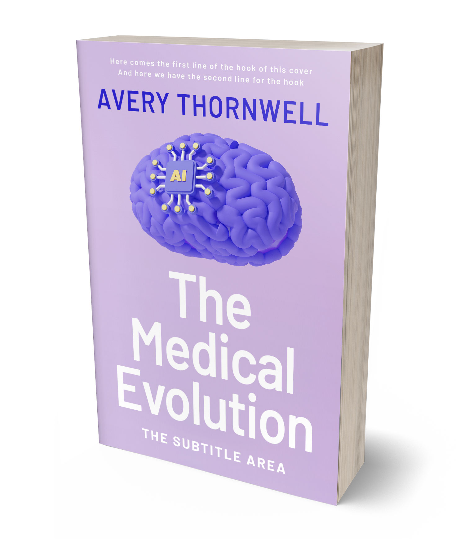 3D view of Custom & Premade Science & Nature Book Cover - Prelude #17739 | BookCoverZone*