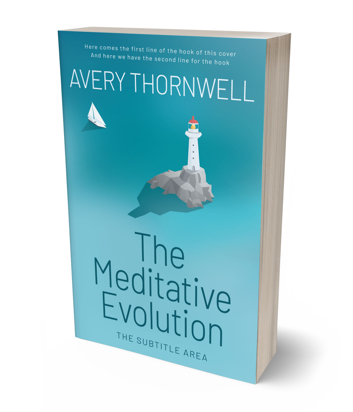 3D view of Premade Travel Book Cover - Pelorous