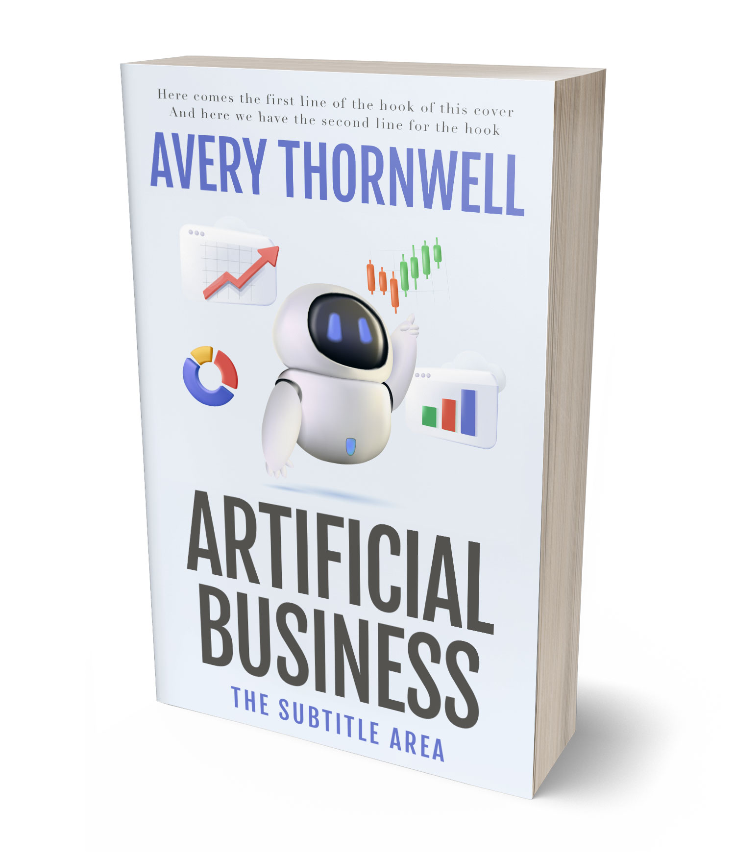 3D view of Custom & Premade  Book Cover - Black Squeeze #17766 | BookCoverZone*