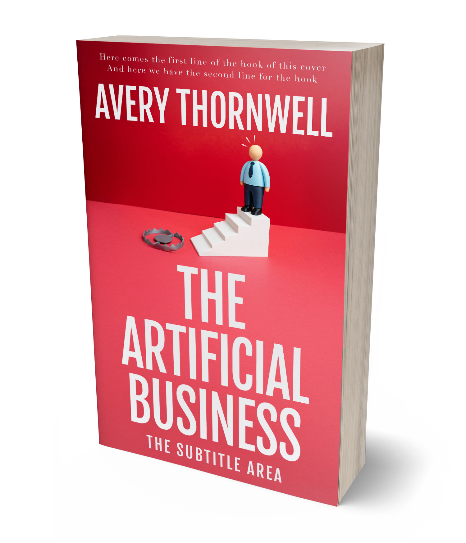 3D view of Custom & Premade  Book Cover - Valencia #17768 | BookCoverZone*