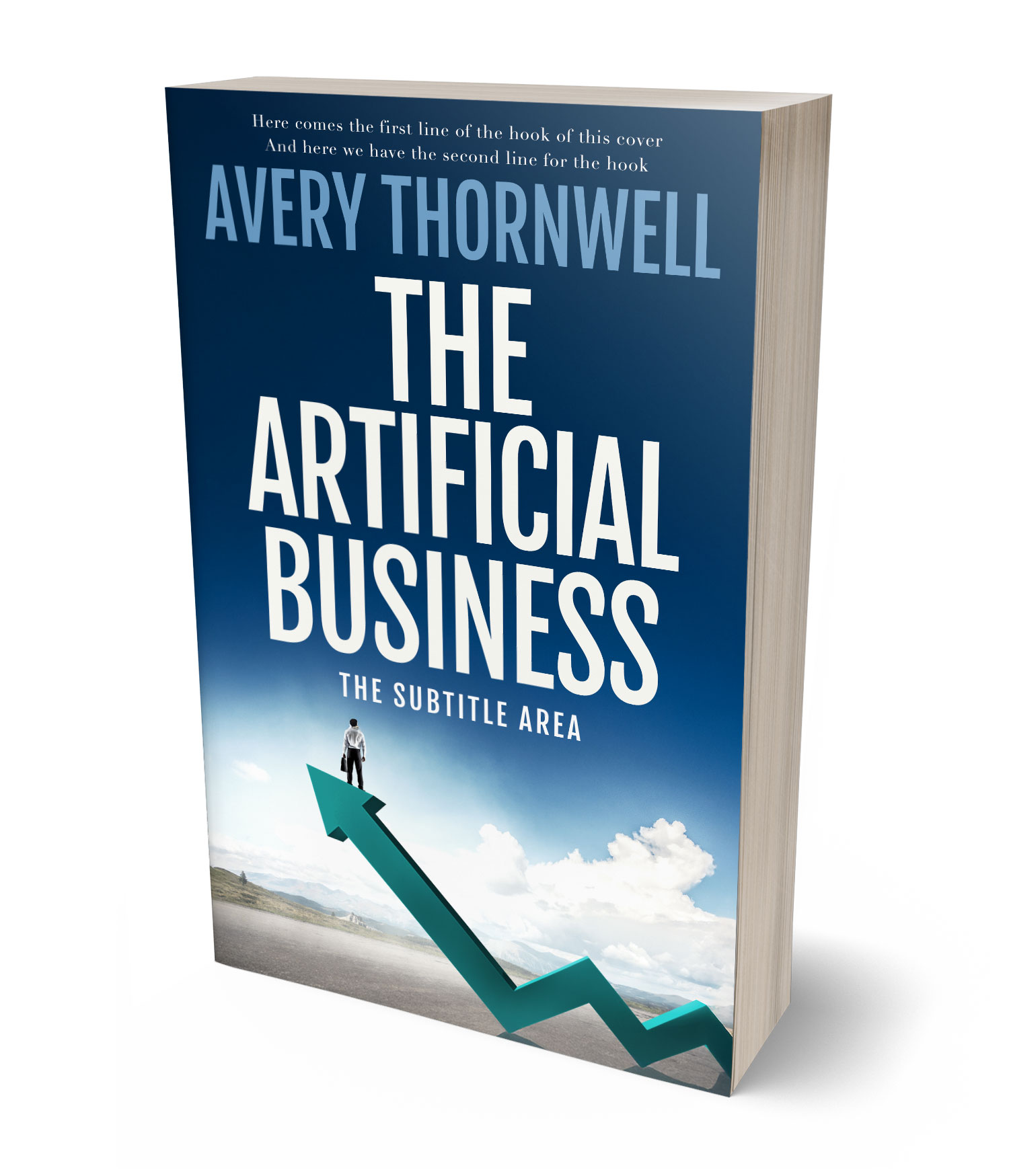 3D view of Custom & Premade  Book Cover - Eden #17771 | BookCoverZone*