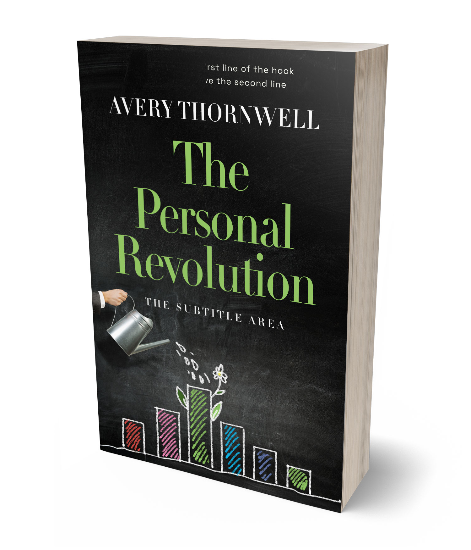 3D view of Custom & Premade Self-Improvement & Self-Help Book Cover - Heavy Metal #17783 | BookCoverZone*