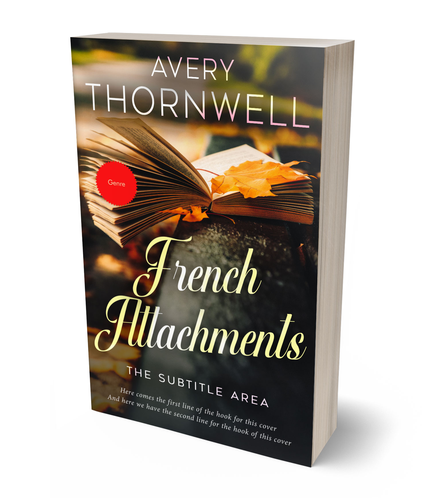 3D view of Premade Romance Book Cover - Zeus #17791 | BookCoverZone*