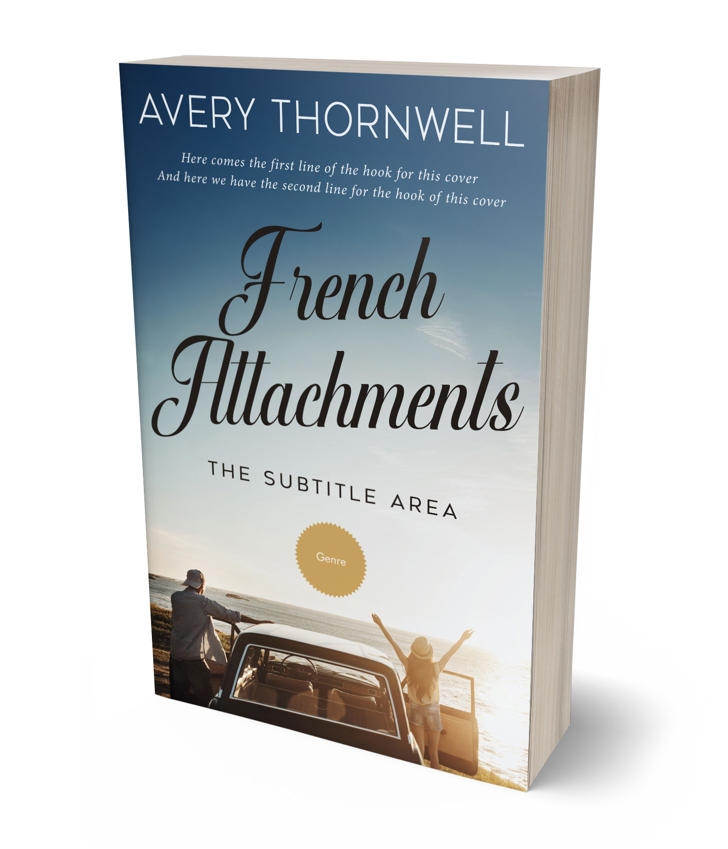 3D view of Premade Romance Book Cover - Celeste #17795 | BookCoverZone*