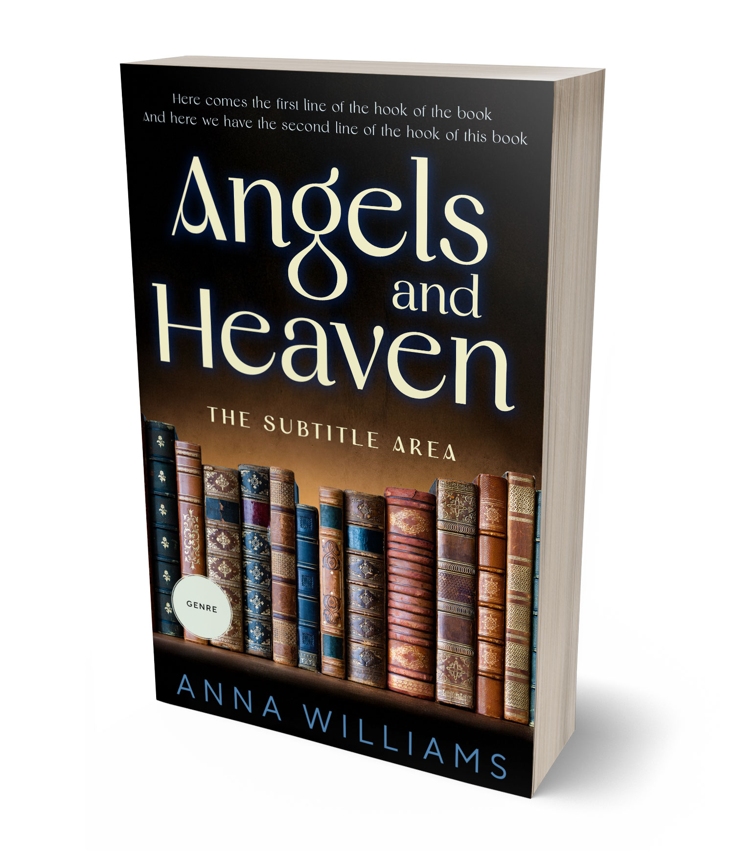 3D view of Premade Religion & Spirituality Book Cover - Rodeo Dust #17810 | BookCoverZone*