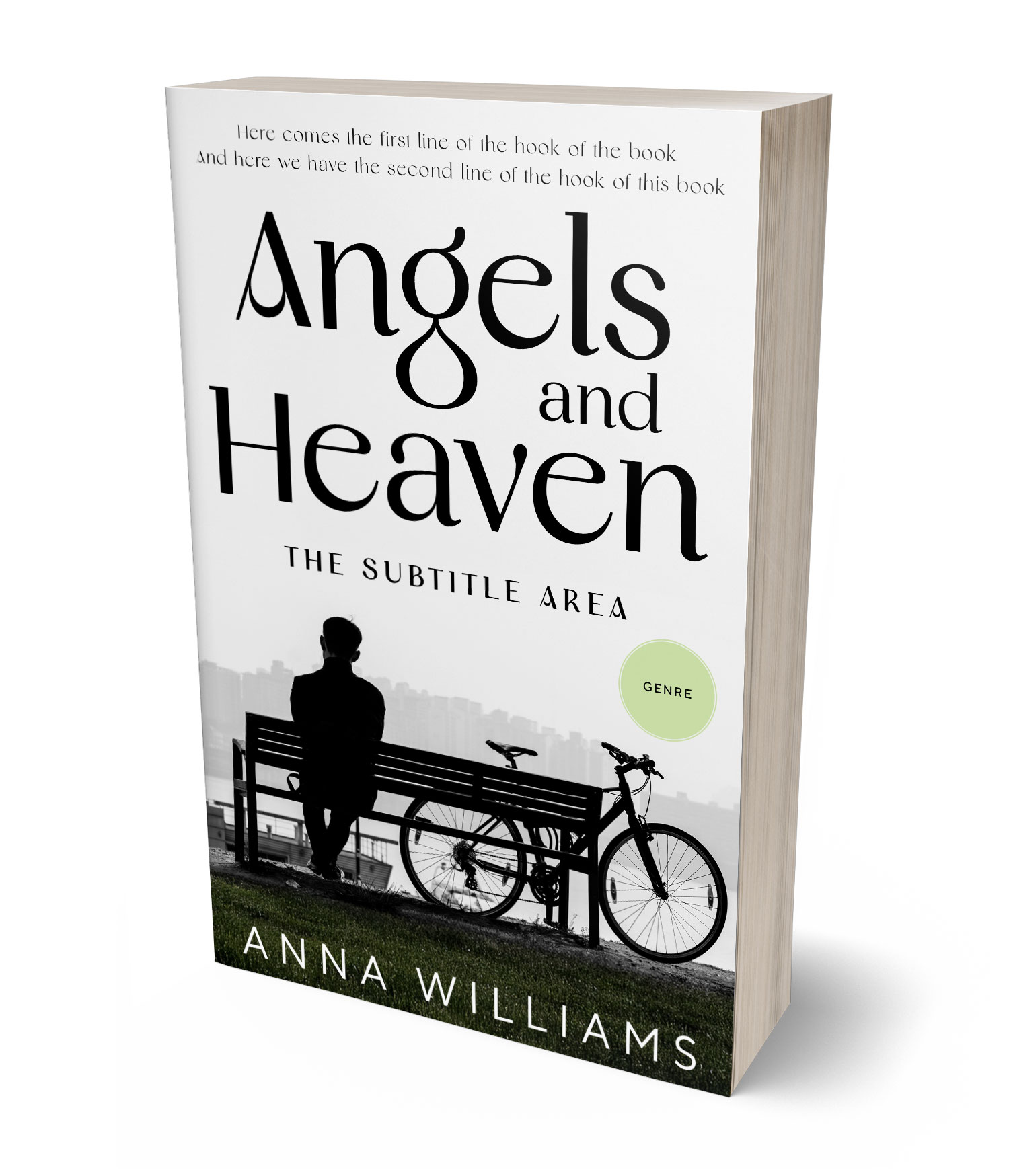 3D view of Premade Literary Fiction Book Cover - Desert Storm #17811 | BookCoverZone*