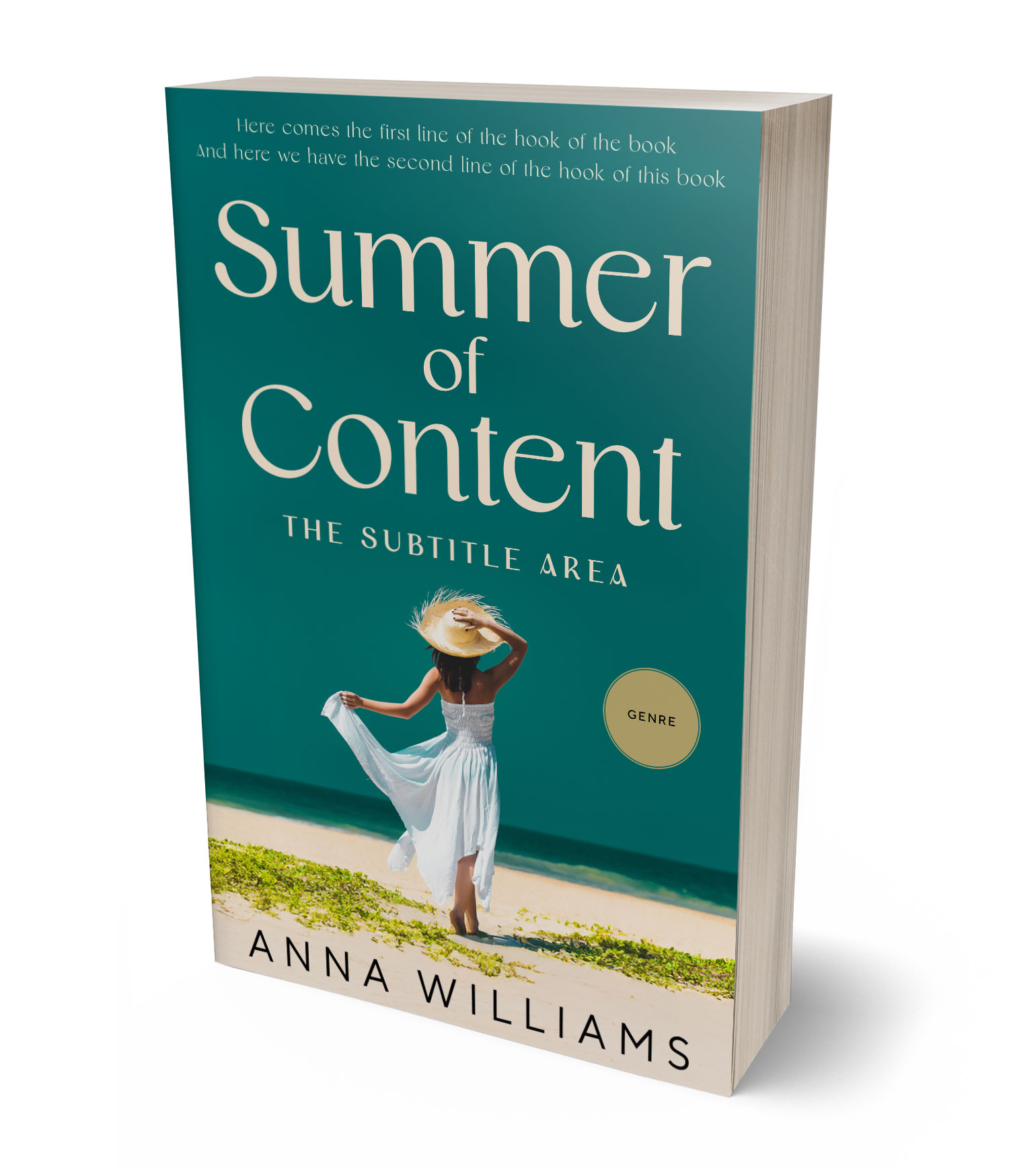 3D view of Premade Romance Book Cover - Chino #17815 | BookCoverZone*