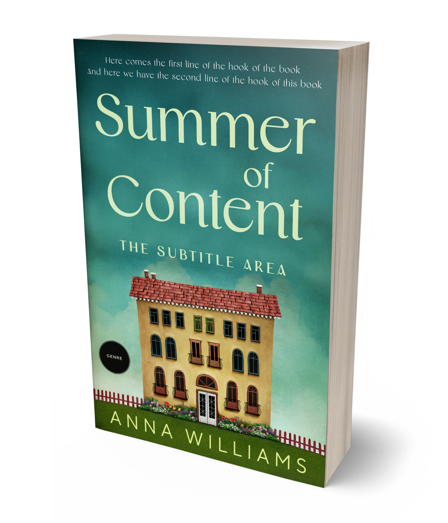 3D view of Custom & Premade Children's Book Cover - Amazon #17819 | BookCoverZone*