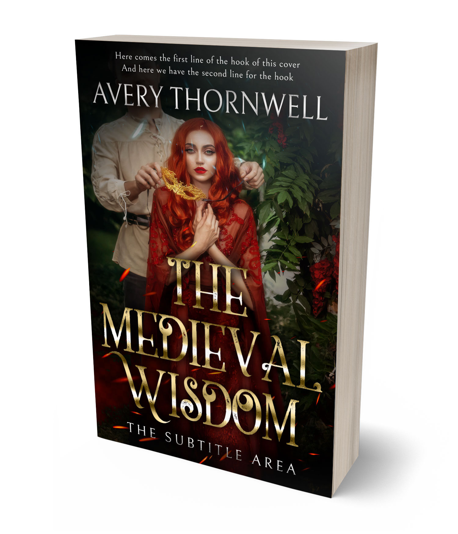 3D view of Premade Fantasy Book Cover - Eternity #17836 | BookCoverZone*