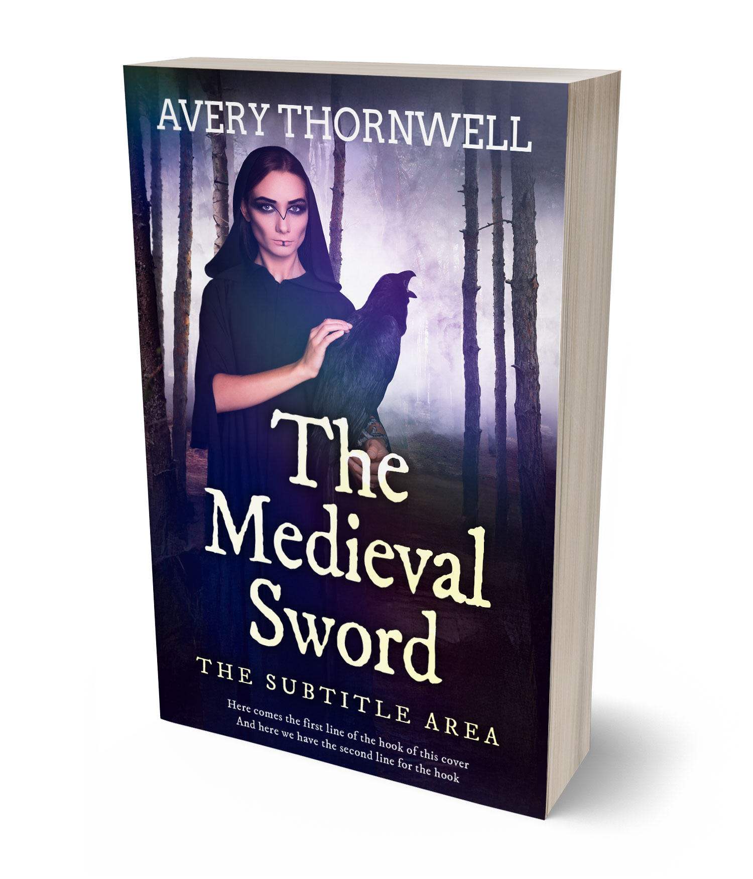 3D view of Premade Fantasy Book Cover - Lola #17838 | BookCoverZone*