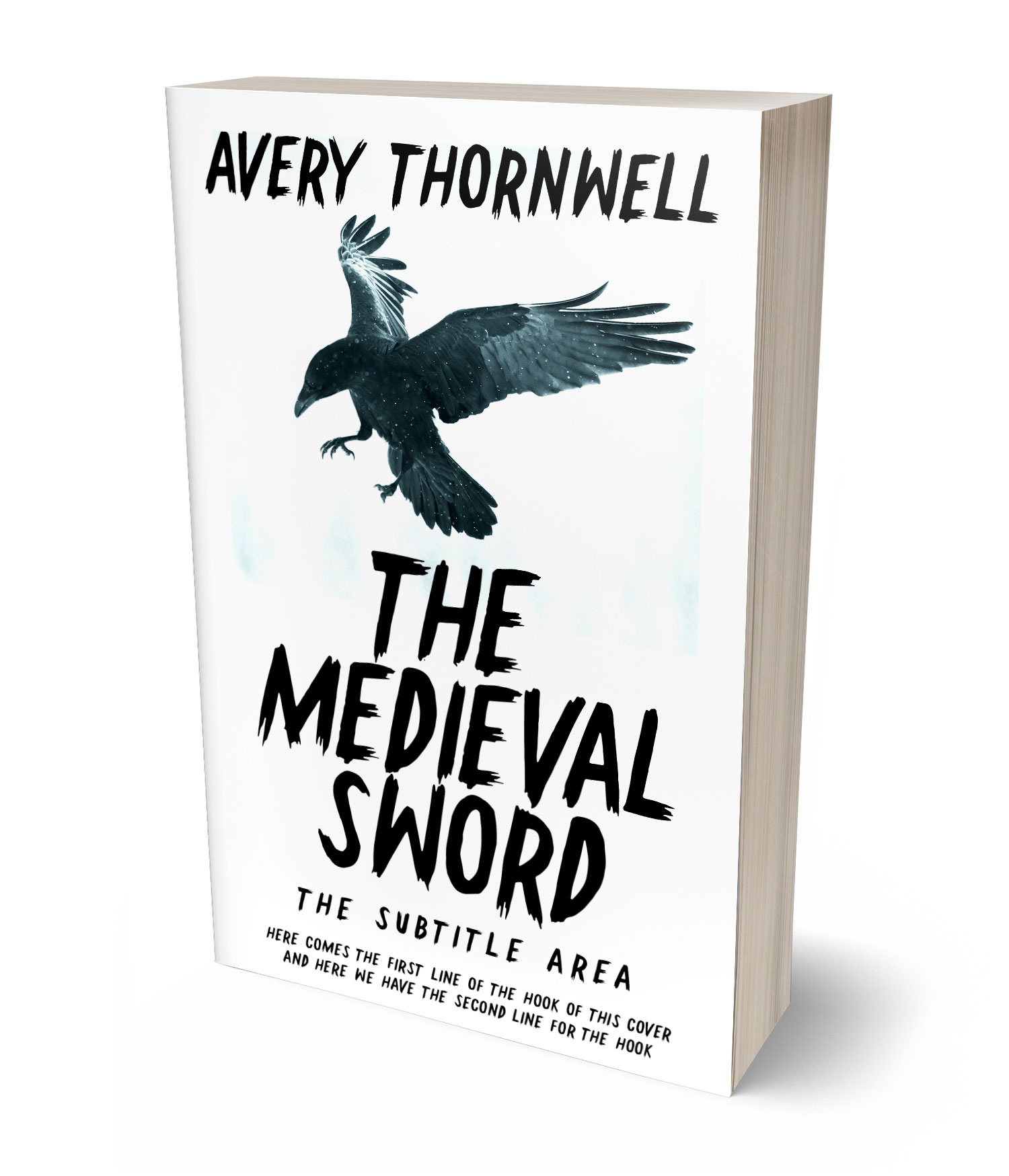 3D view of Premade Fantasy Book Cover - Bunker #17840 | BookCoverZone*