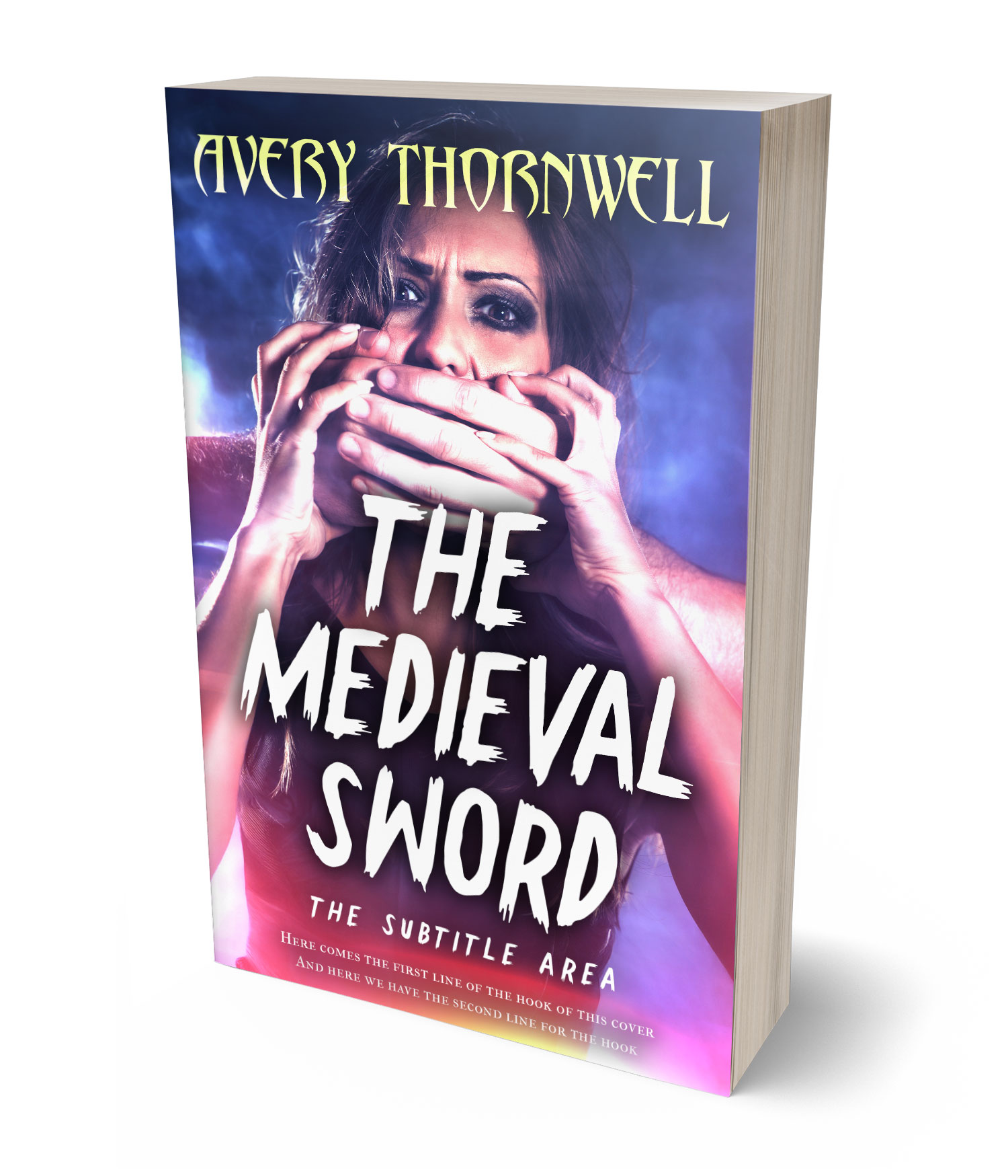 3D view of Premade Mystery & Thriller & Suspense Book Cover - Martinique #17846 | BookCoverZone*