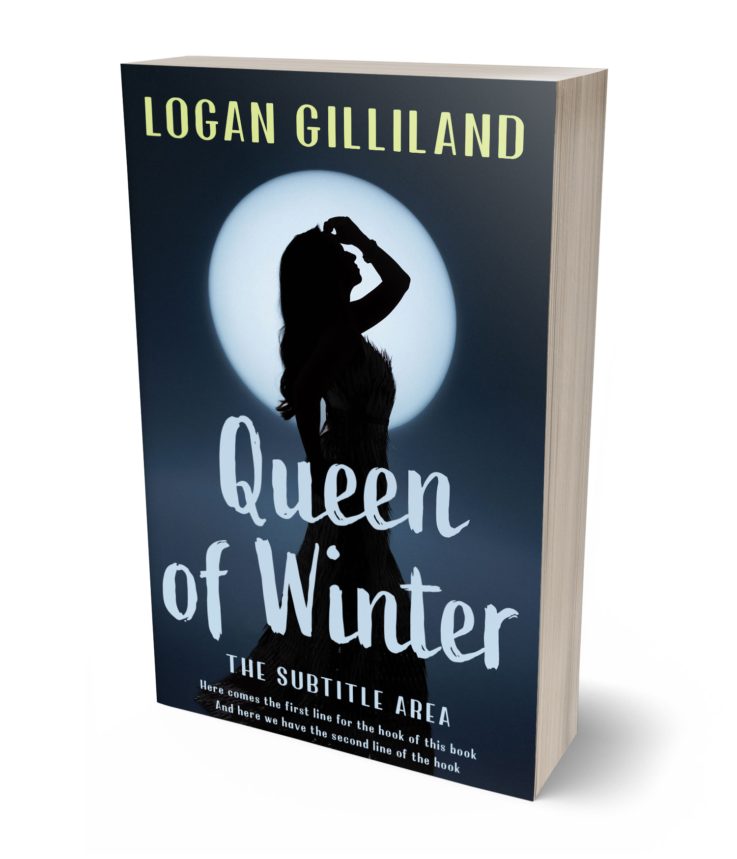 3D view of Premade Fantasy Book Cover - Botticelli