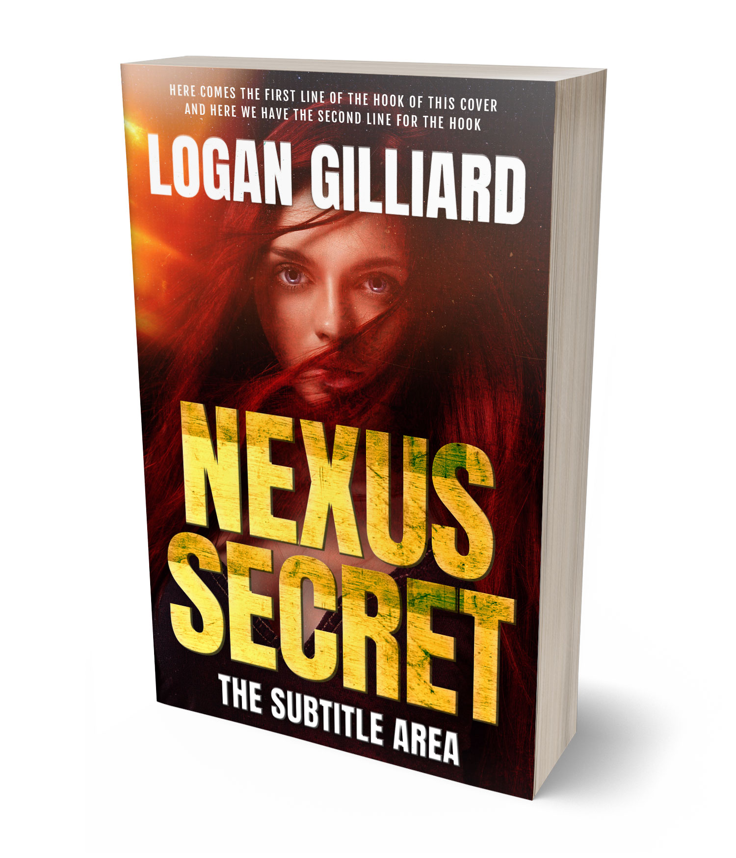 3D view of Premade Mystery & Thriller & Suspense Book Cover - Tulip Tree