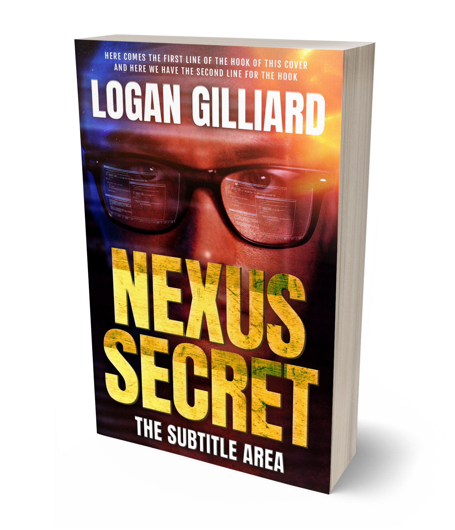 3D view of Premade Mystery & Thriller & Suspense Book Cover - Tulip Tree