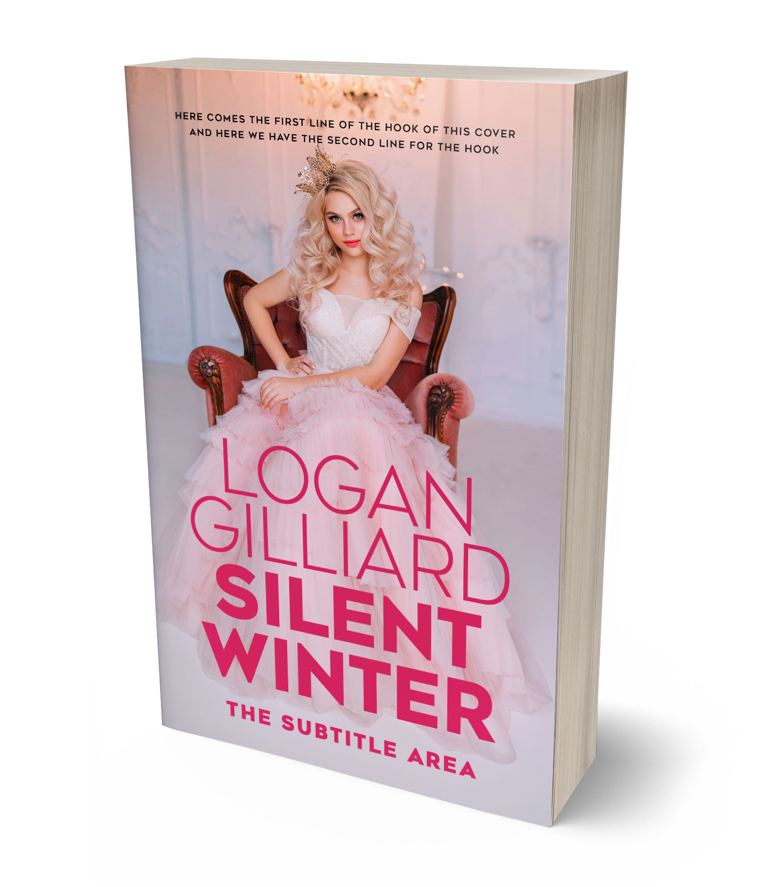 3D view of Premade Royal Romance Book Cover - Cold Turkey #18044 | BookCoverZone