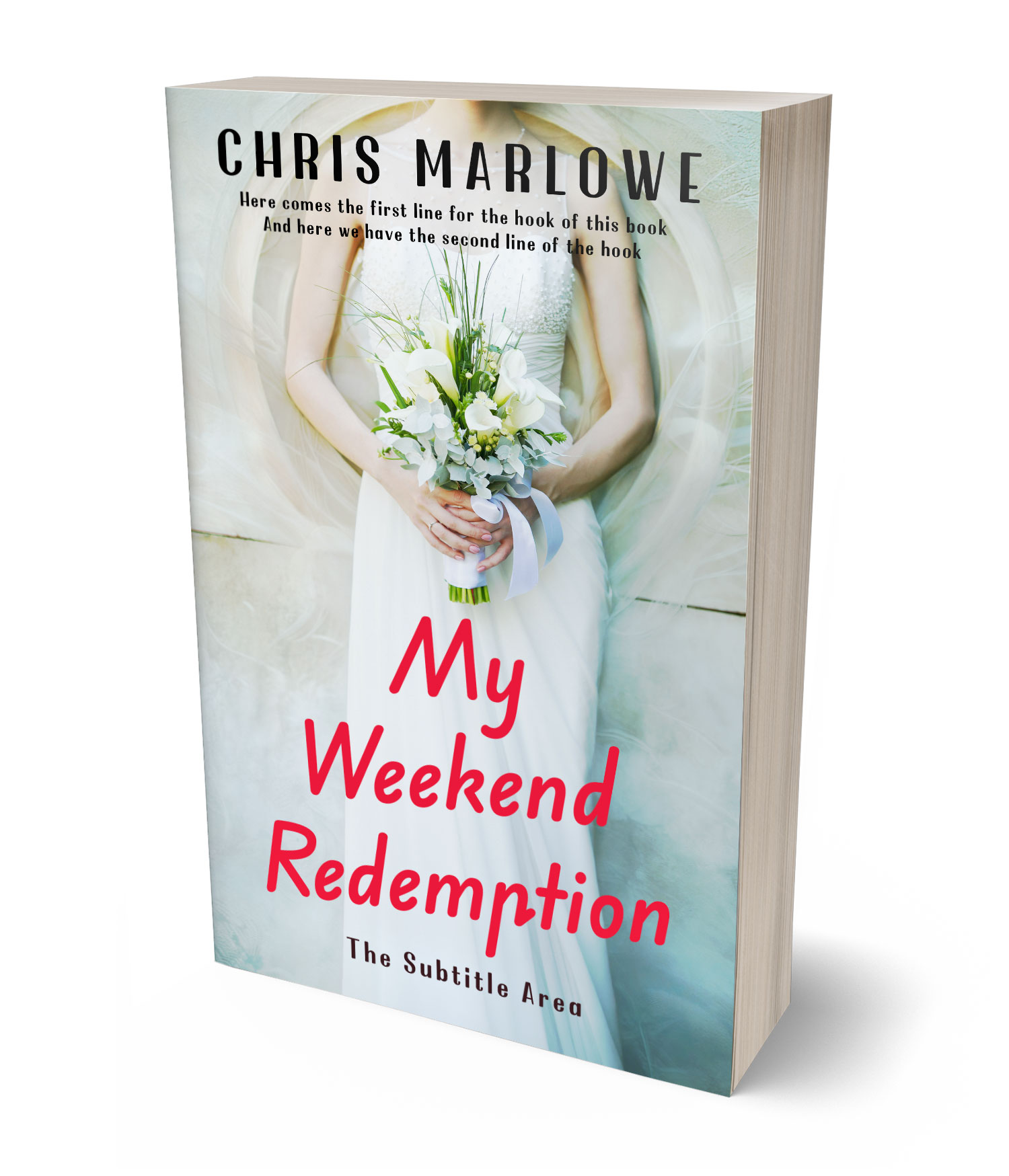 3D view of Premade Romance Book Cover - Tiara #18070 | BookCoverZone