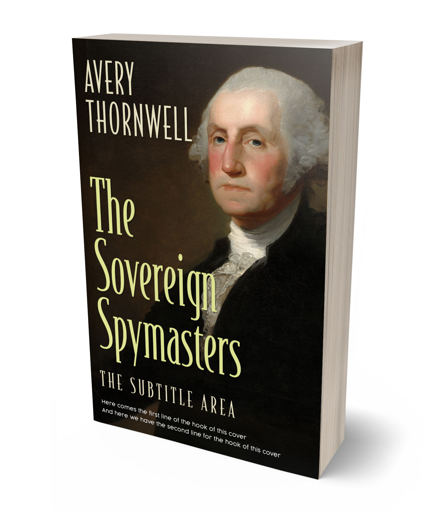 3D view of Premade  Book Cover - Yuma #18164 | BookCoverZone*