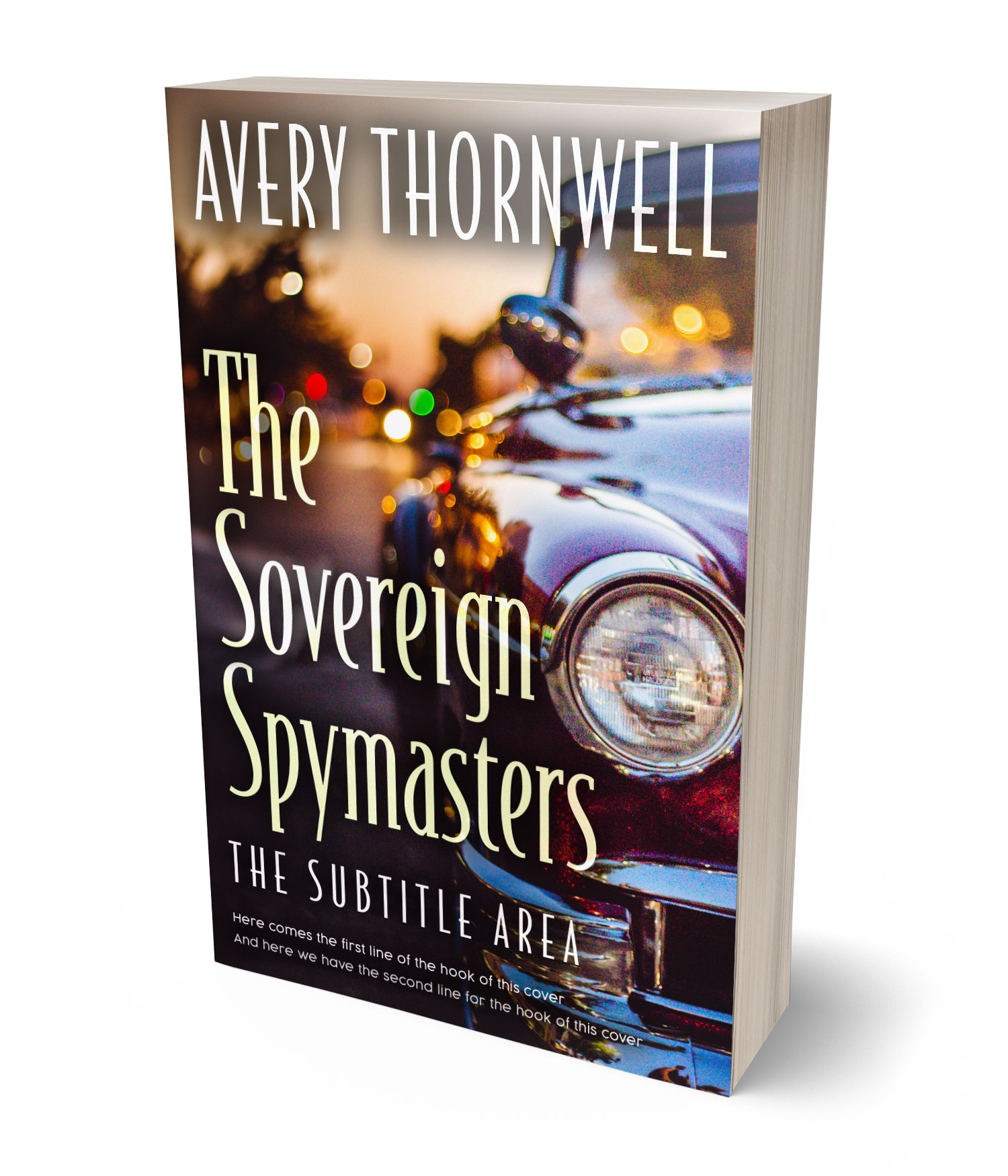 3D view of Premade Mystery & Thriller & Suspense Book Cover - Akaroa #18180 | BookCoverZone*